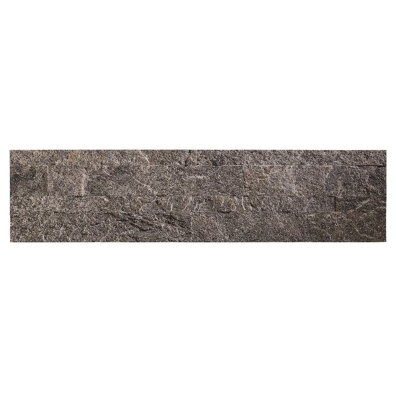 Aspect 6 x 24-inch Frosted Quartz Peel and Stick Stone Backsplash