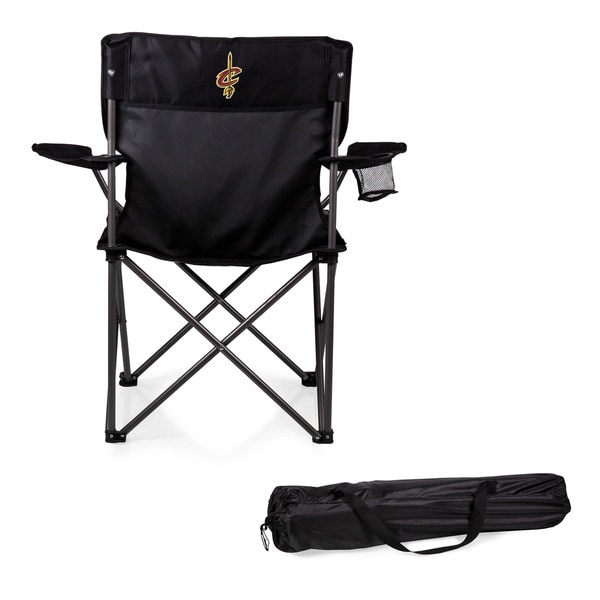 Picnic Time Cleveland Cavaliers Black Polyester And Metal Ptz Camp Chair