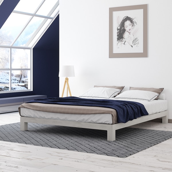 White Platform Bed Frames motif design aura white platform bed - free shipping today White Platform Bed Frames motif design aura white platform bed - free shipping today