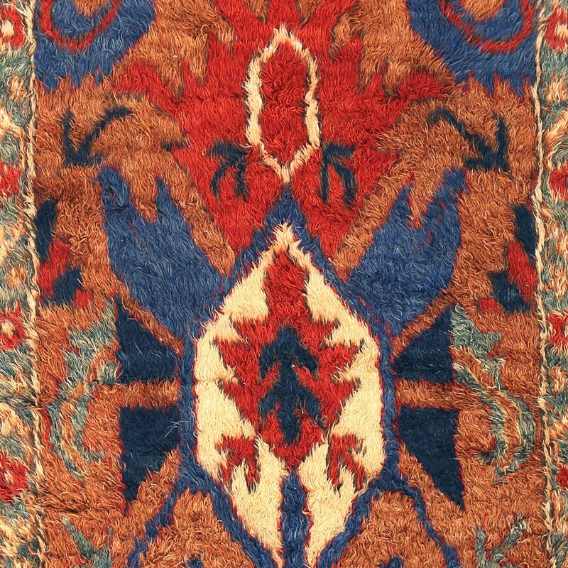 Handmade One-of-a-Kind Shag Gabbeh Wool Rug (Afghanistan) - 6'2 x 7'8