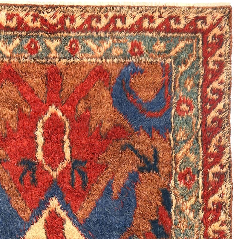 Handmade One-of-a-Kind Shag Gabbeh Wool Rug (Afghanistan) - 6'2 x 7'8
