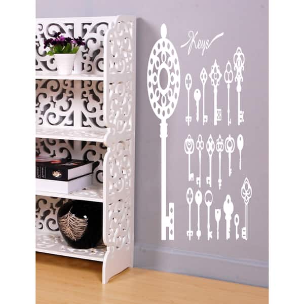 Many keys Wall Art Sticker Decal White Bed Bath & Beyond 11913245