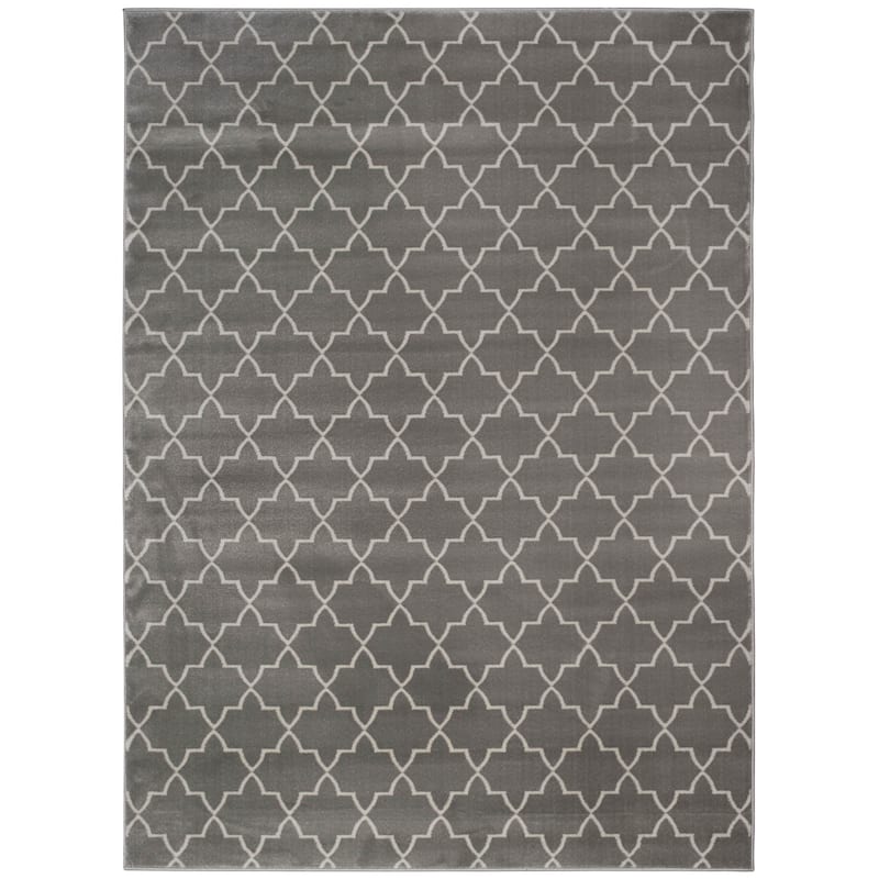 Admire Home Living Plaza Modern Contemporary Geometric Pattern Area Rug