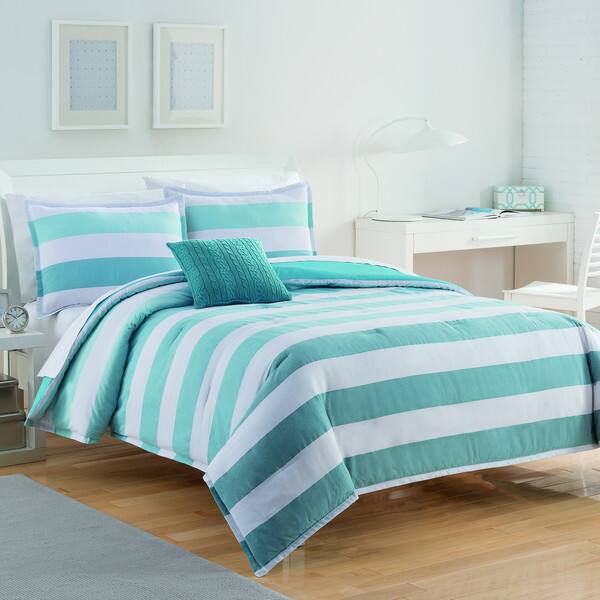 Shop Izod Brandon Stripe Comforter Set Overstock 11914676