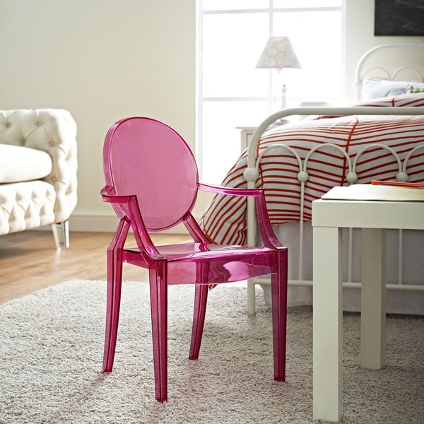 Shop Casper Pink Polycarbonate Kids' Chair Free Shipping Today 11914695