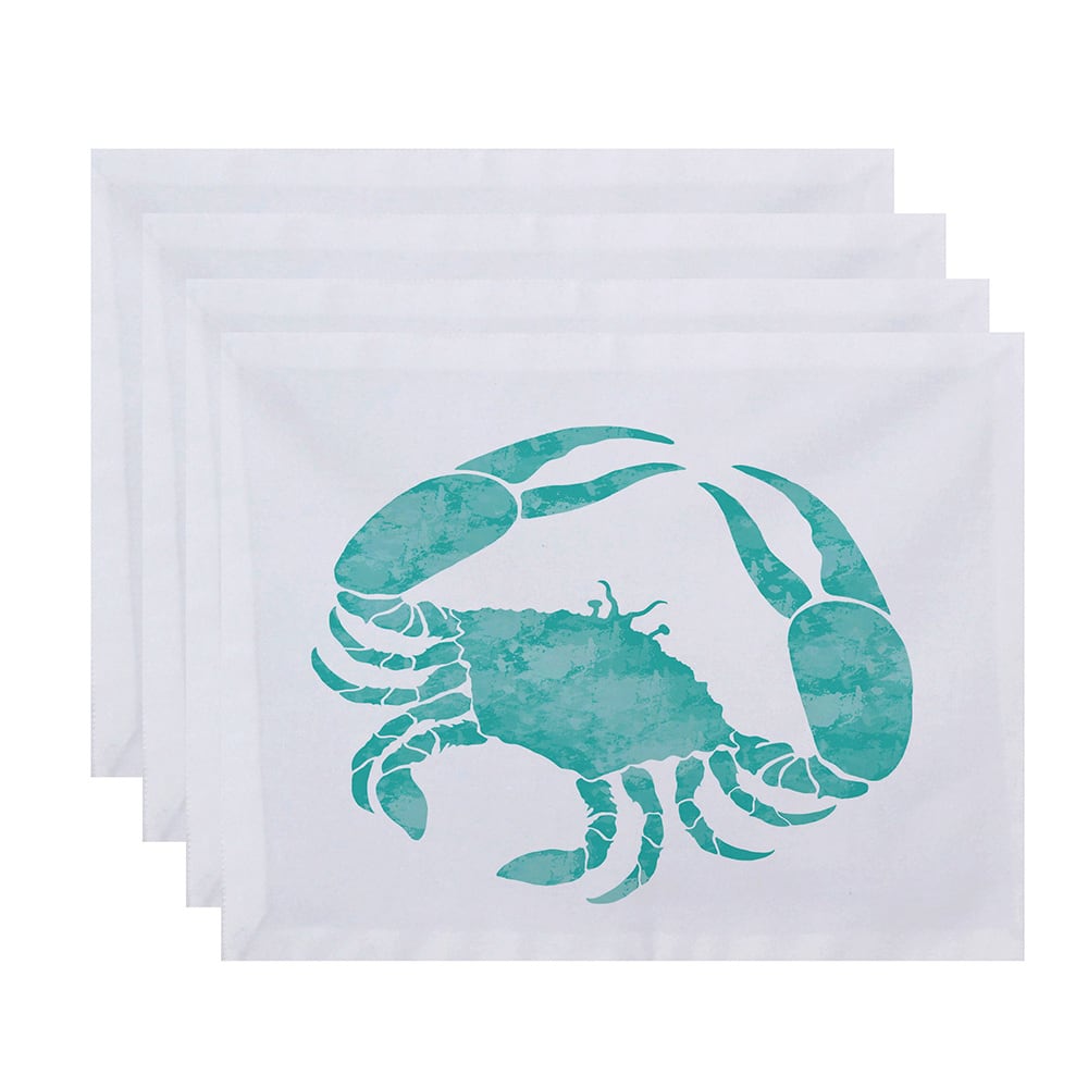 18 x 14-inch Crab Animal Print Placemat (Set of 4)