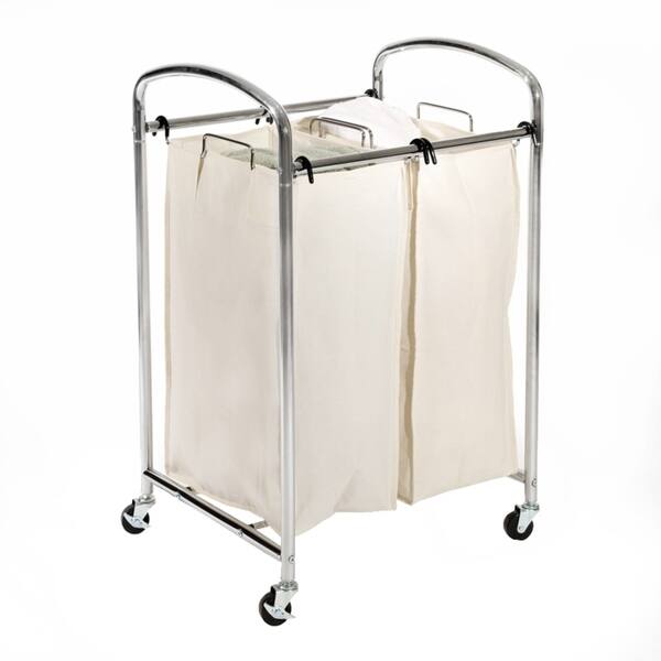 Shop Seville Classics Mobile 2 Bag Heavy Duty Laundry Hamper