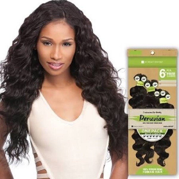 Shop Sensationnel 100 Percent Peruvian Virgin Remi Bundle Hair