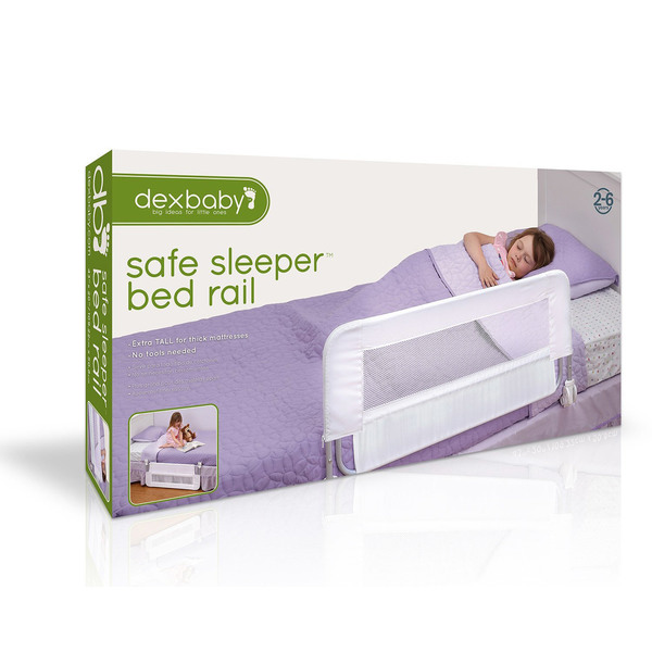White DEX Products INC dexbaby Safe Sleeper Convertible Crib Bed Rail