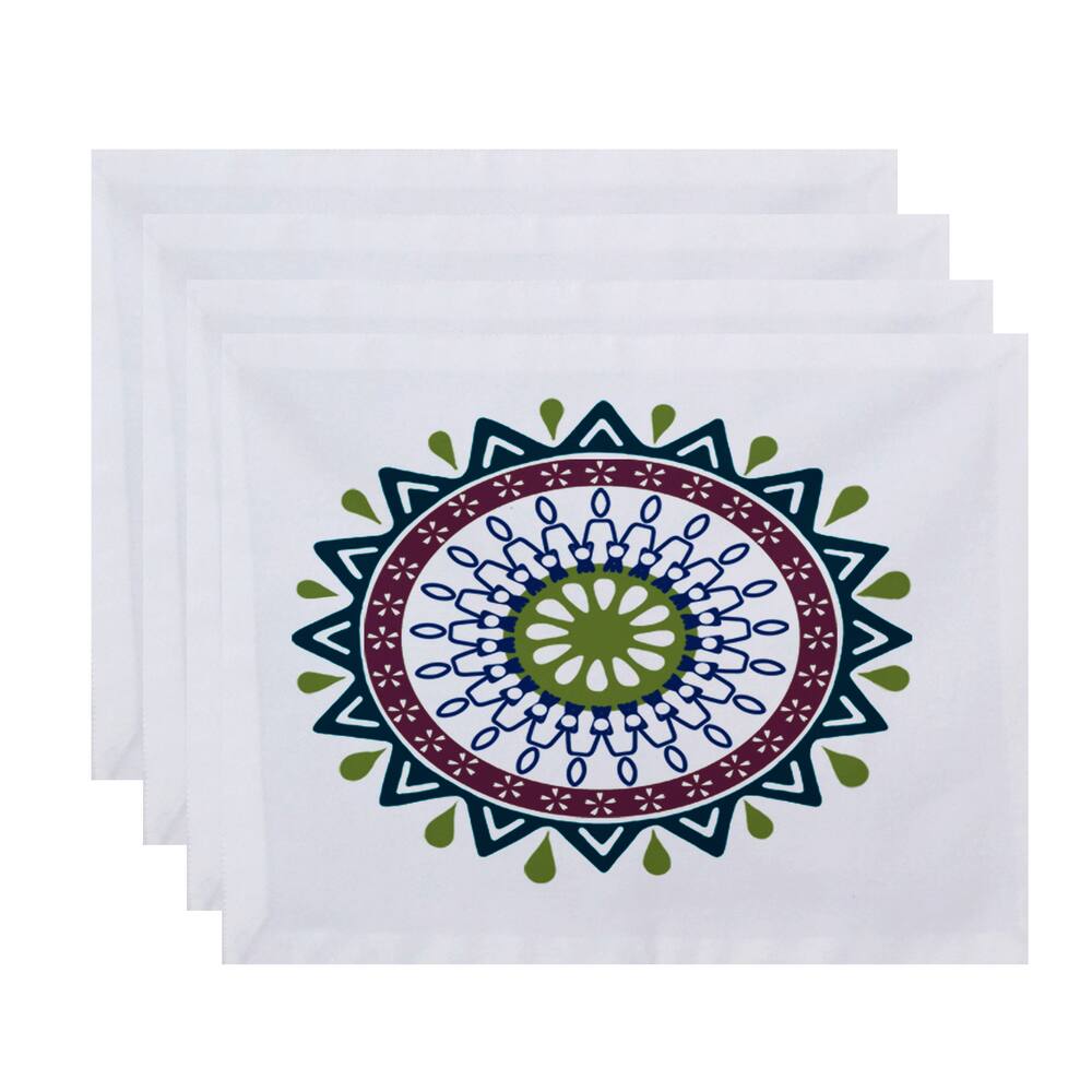 18 x 14-inch Mod Geometric Print Placemat (Set of 4)