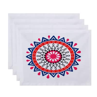 18 x 14-inch Mod Geometric Print Placemat (Set of 4)