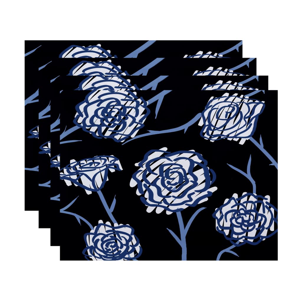 18 x 14-inch Spring Floral 2 Floral Print Placemat (Set of 4)