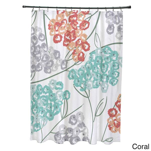 Shop 71 X 74 Inch Hydrangeas Floral Print Shower Curtain Free