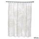 71 x 74-inch Antique Flowers Floral Print Shower Curtain - White