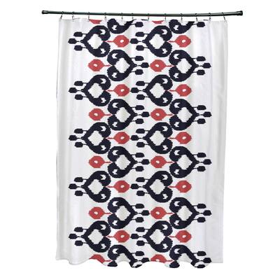 71 x 74-inch Boho Chic Geometric Print Shower Curtain