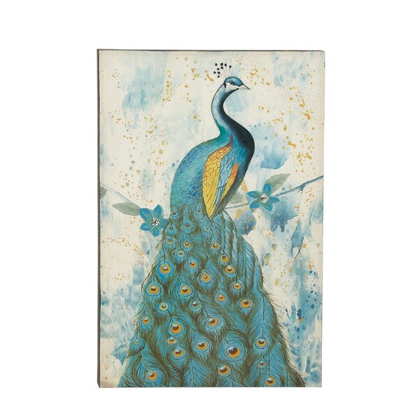 Shop Peacock Canvas Art - Free Shipping Today - Overstock.com - 11916434