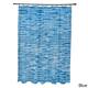 71 x 74-inch Marled Knit Geometric Print Shower Curtain - Blue