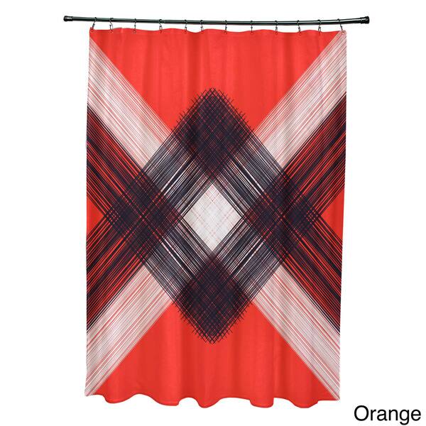 Shop 71 X 74 Inch String Art Geometric Print Shower Curtain Free
