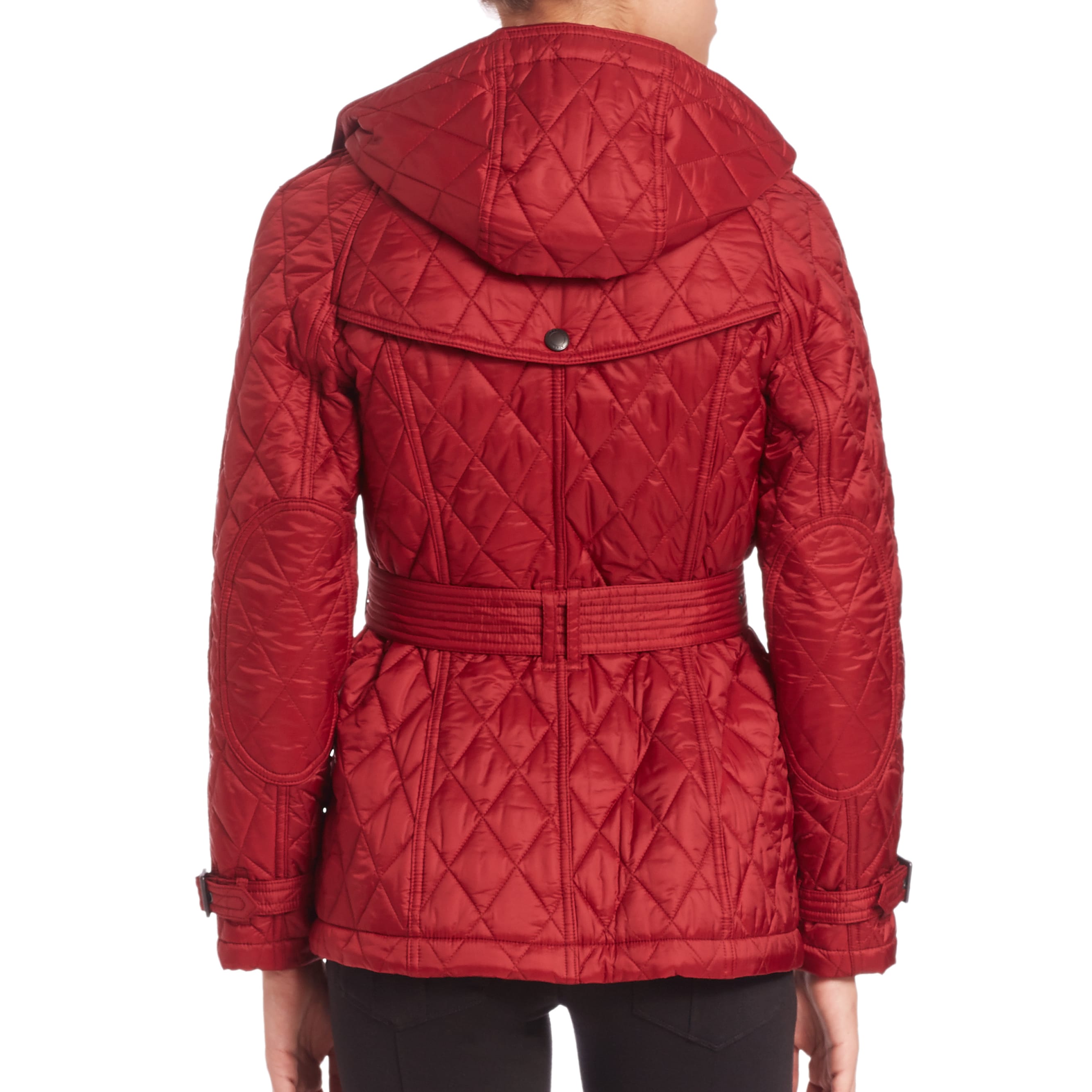 burberry jacket womens red