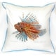 preview thumbnail 3 of 1, 18-inch x 18-inch Lion Fish Throw Pillow