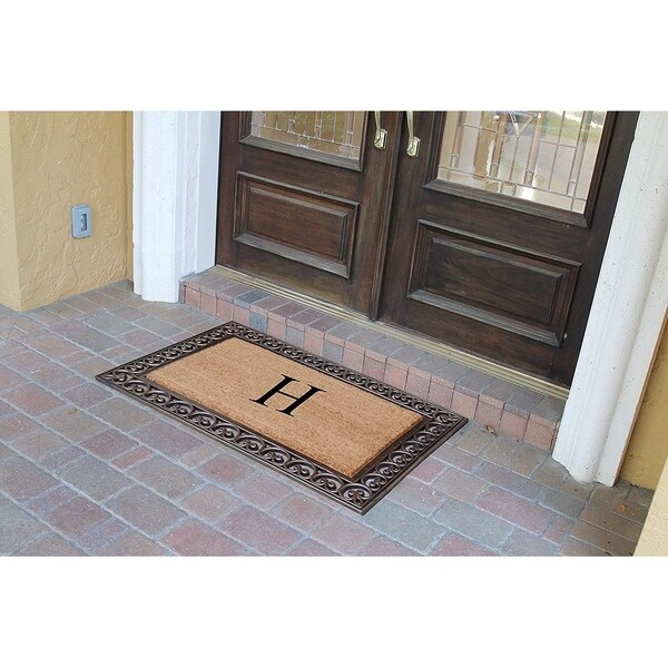 Rugs & Carpets 30 x 48 in Tan Natural Coir Fiber ...