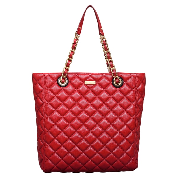 kate spade quilted bag with gold chain