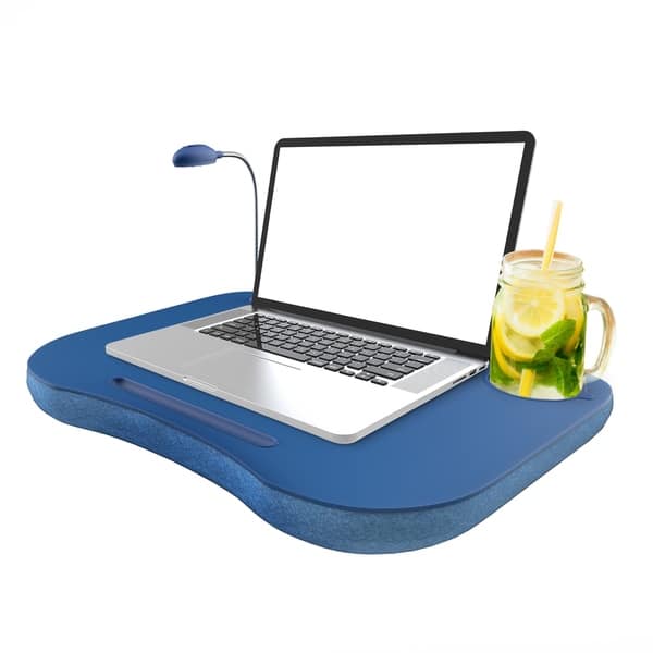 Shop Laptop Lap Desk Portable With Foam Filled Fleece Cushion