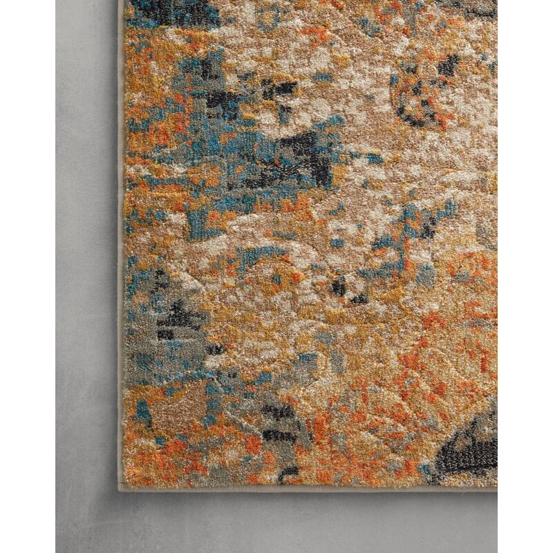 Alexander Home Phaedra Abstract Modern Marble Rug