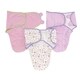 preview thumbnail 1 of 0, Kiddopotamus SwaddleMe Who Loves You Pink/Multicolored Cotton Infant Wrap (Set of 3)