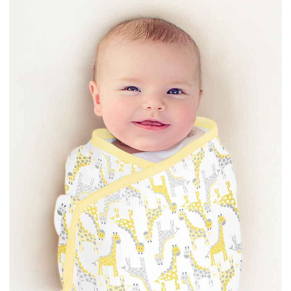 little giraffe swaddle