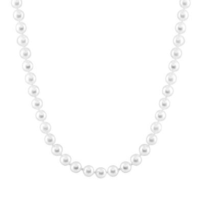 14k Gold 6mm Akoya Pearl Necklace