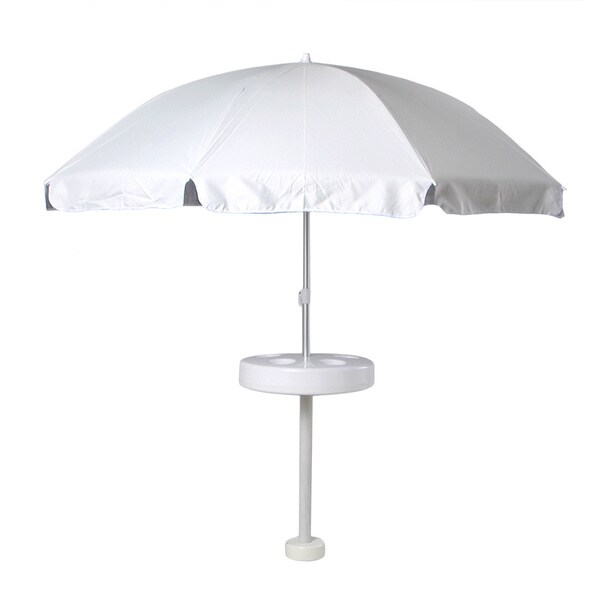 floating pool umbrella stand