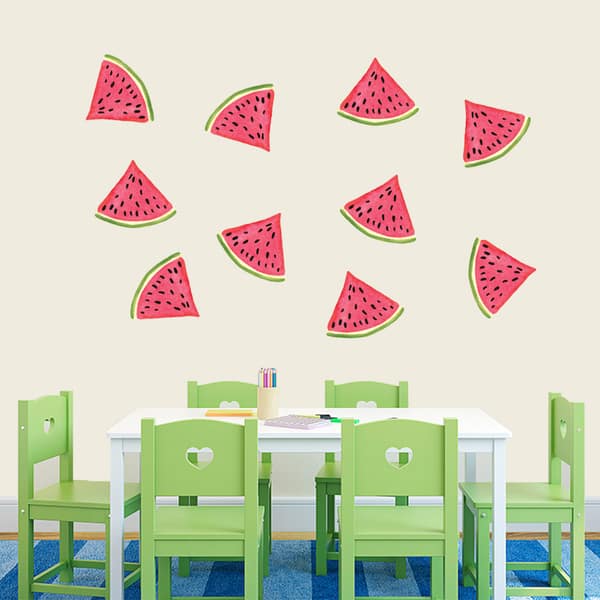 Set of 10 Watermelon Vinyl Wall Decals Bed Bath & Beyond 11929276