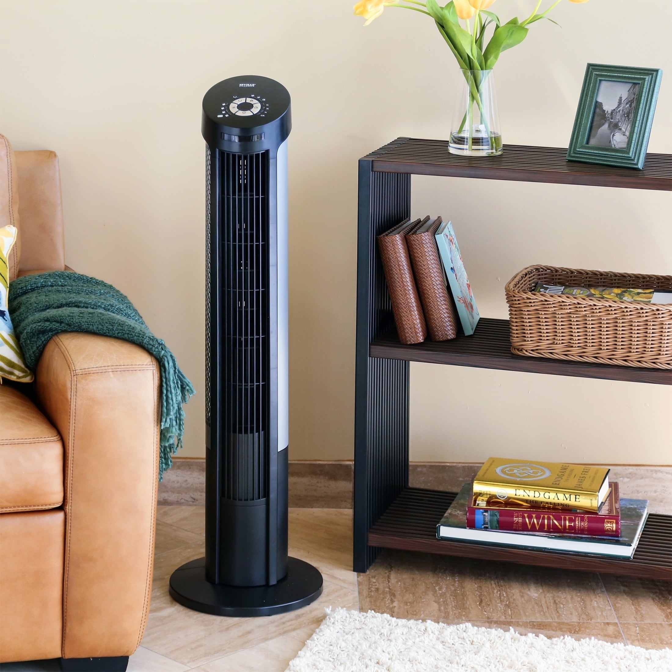 Seville Classics UltraSlimline 40 in Oscillating Tower Fan - Bed Bath u0026  Beyond - 11929725