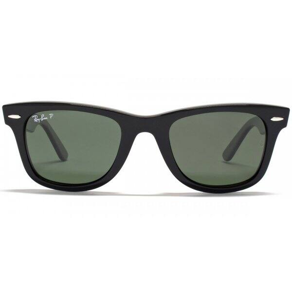 Ray Ban Rb2140 901 58 Original Wayfarer Classic Black Frame Polarized Green Classic 54mm Lens Sunglasses Overstock