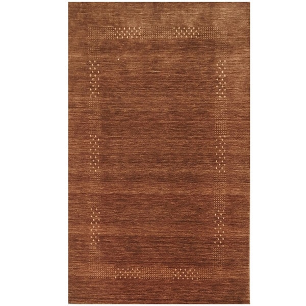 Handmade Gabbeh Wool Rug (India) - 3' x 5'. Opens flyout.