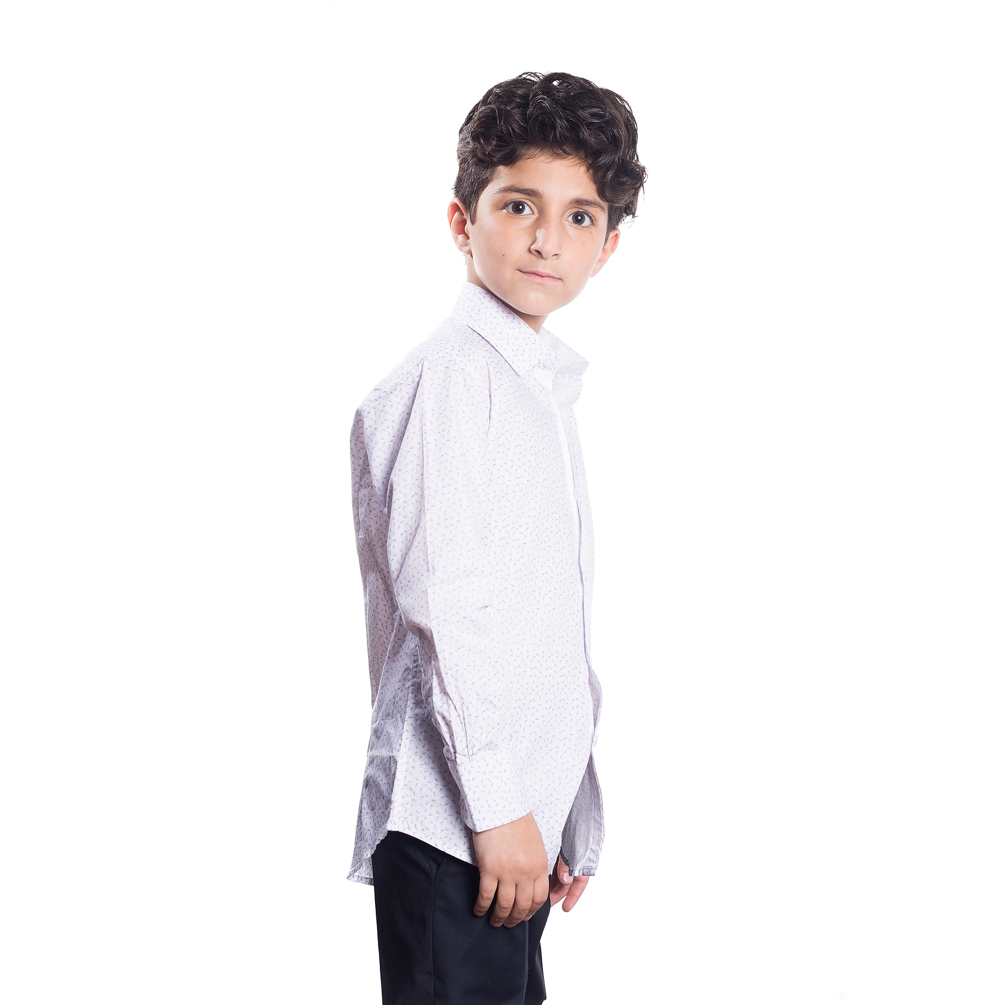 little boys white dress shirt