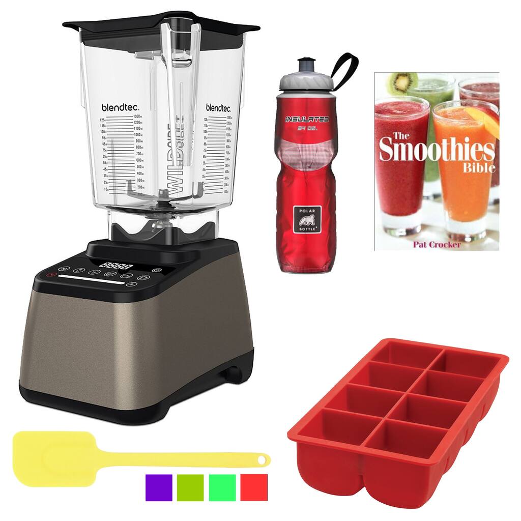 Blendtec Designer 675 Blender with WildSide Jar Accessory Bundle - Champagne