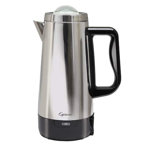 Capresso Perk Stainless Steel 12-Cup Coffee Percolator
