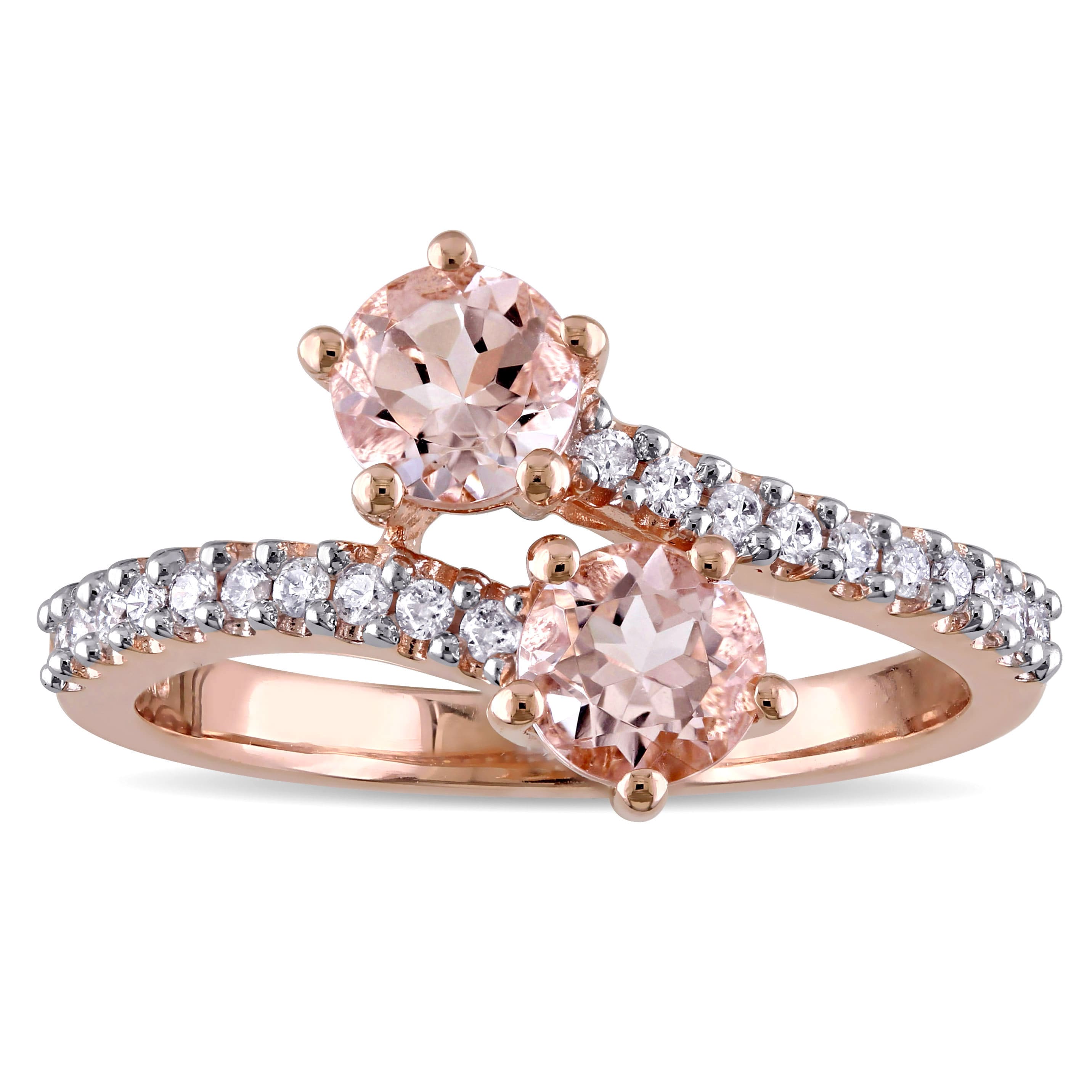 G-H,I2-I3 1//10 cttw, 3 Diamond Promise Ring in Sterling Silver Size-5.5