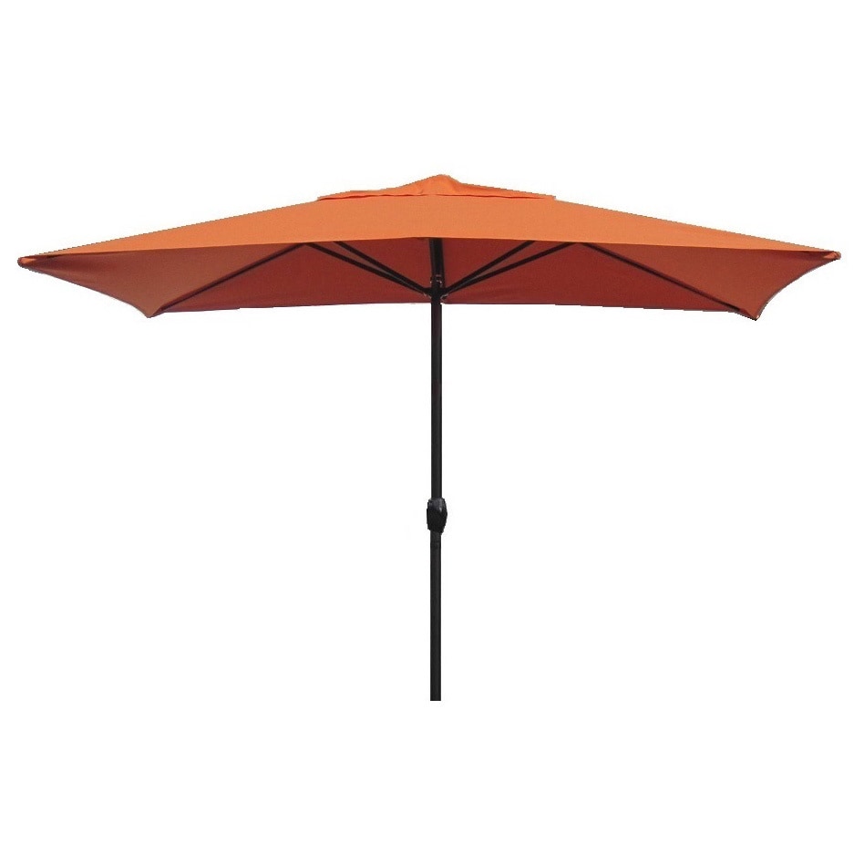 Shop Black Friday Deals On Escada Designs Sunset Orange 10 Foot X 6 Foot Rectangular Patio Umbrella Overstock 11933901