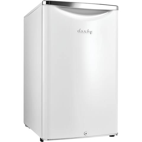 Danby DAR044A6PDB 4.4-cubic-foot Pearl White Variable Temperature-control Compact Refrigerator