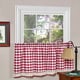 preview thumbnail 6 of 7, Achim Buffalo Check Window Curtain Tier Pair