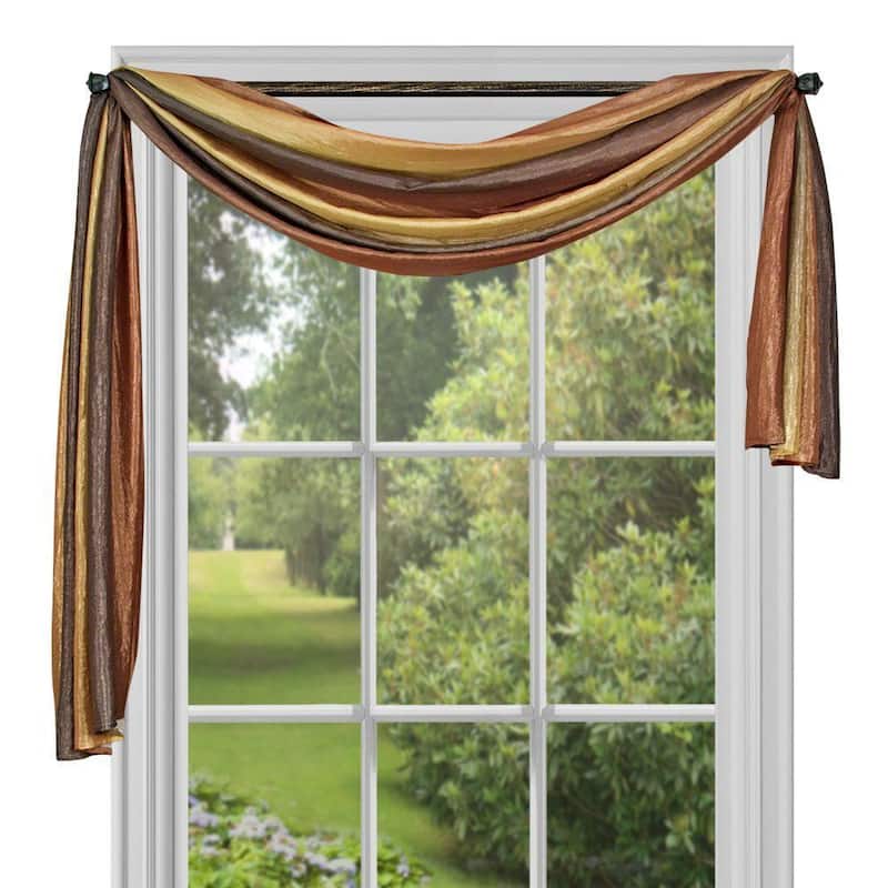 Achim ACHIM Ombre Window Curtain Scarf - 50x144