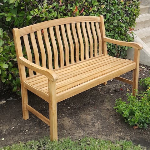 Teak Outdoor Benches Online At Our Best Patio Cambridge Casual Sherwood Teak 4ft Bench