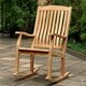 Cambridge Casual Sherwood Natural Teak Porch Rocking Chair - Thumbnail 0