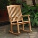 Cambridge Casual Sherwood Natural Teak Porch Rocking Chair - Thumbnail 2