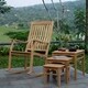 Cambridge Casual Sherwood Natural Teak Porch Rocking Chair - Thumbnail 3