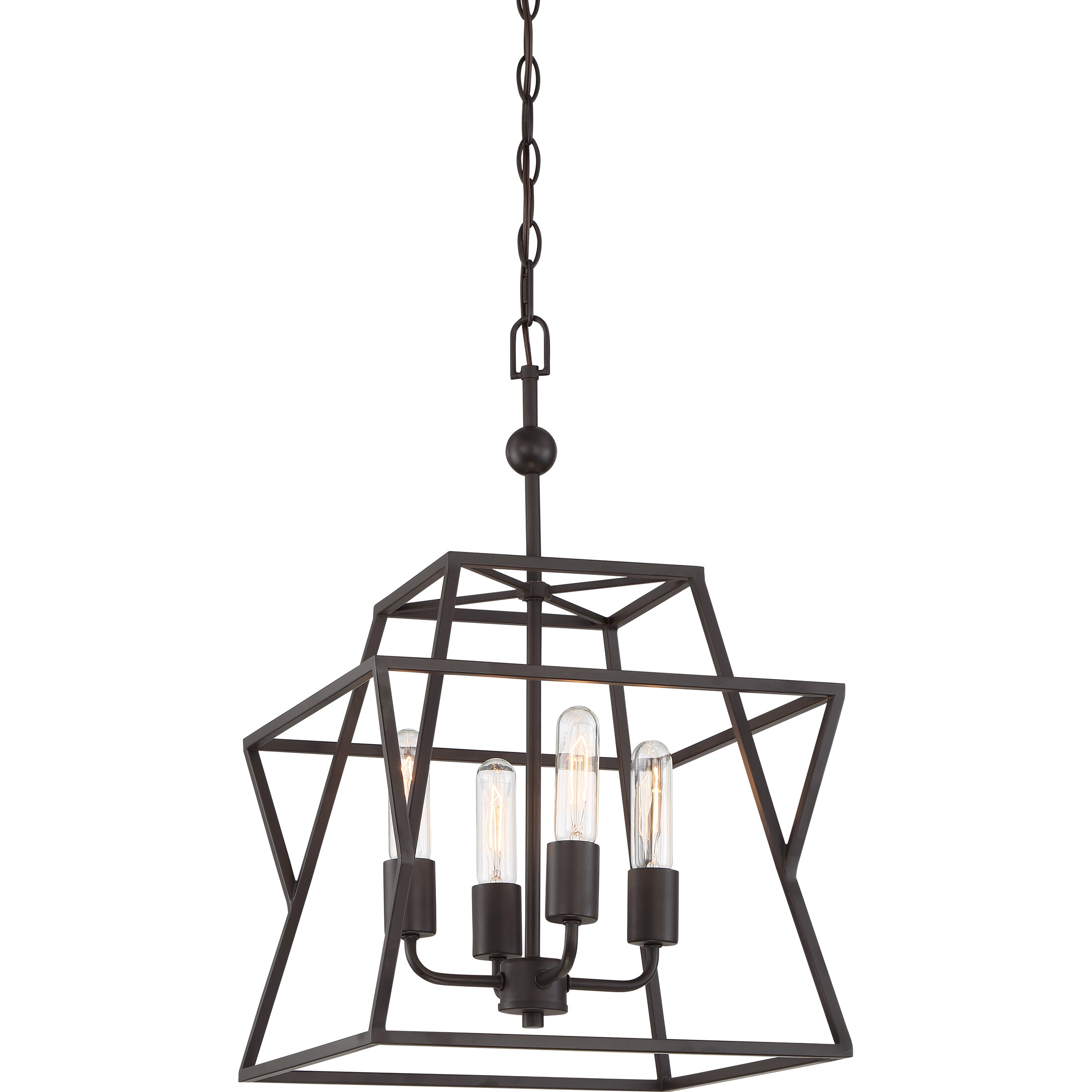 Quoizel Berwick Western Bronze 4-light Chandelier (Extra Large) - Chandeliers For Bedrooms by Overstock.com