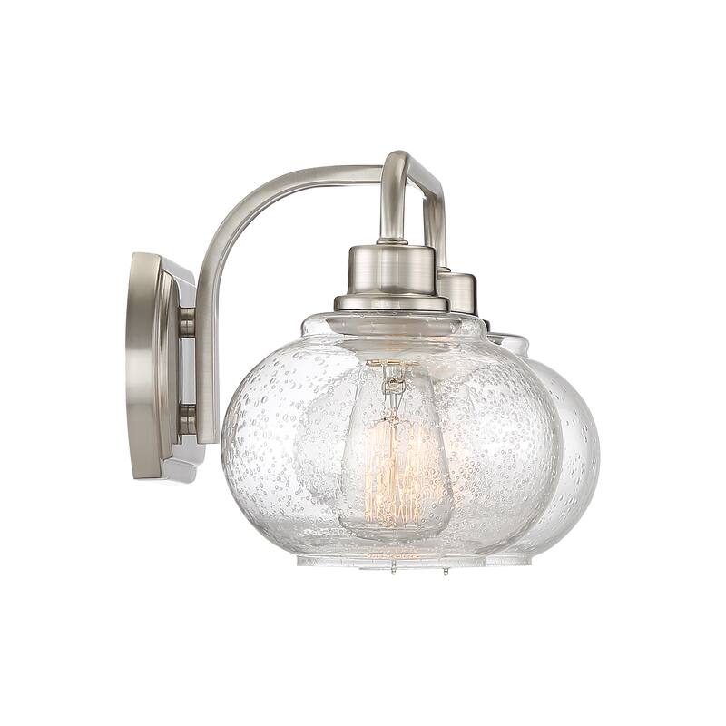 Quoizel Trilogy 2-Light Brushed Nickel Vanity Light